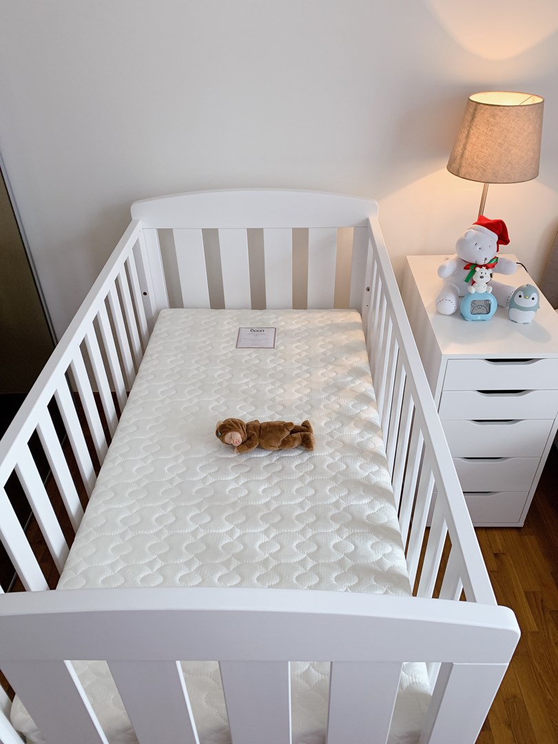 Cot/ Toddler Bed with Premium Mattress, Babies & Kids, Baby Nursery