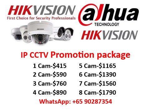 Dahua/Hikvision/TVT- IP POE CCTV & Analog CCTV & WiFi Security Camera ...