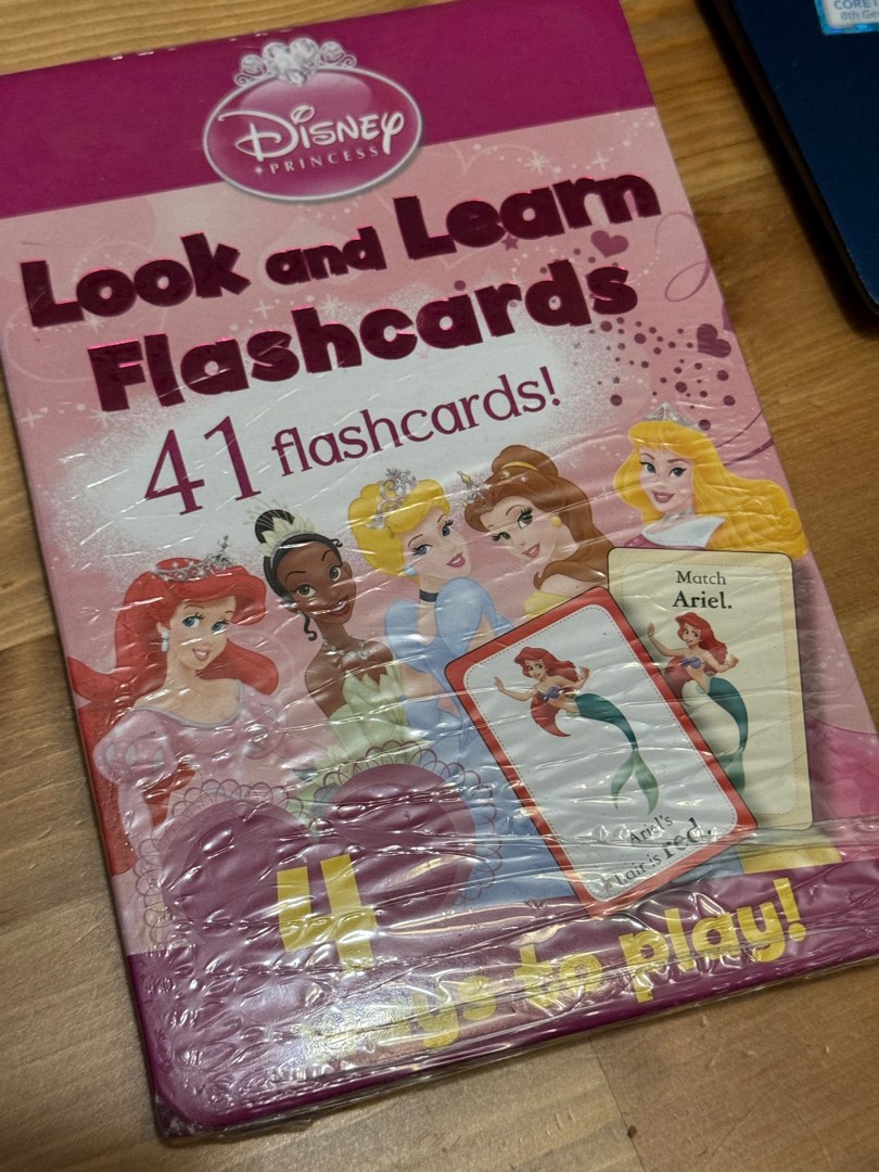 Disney Flashcards, 興趣及遊戲, 玩具 & 遊戲類 Carousell