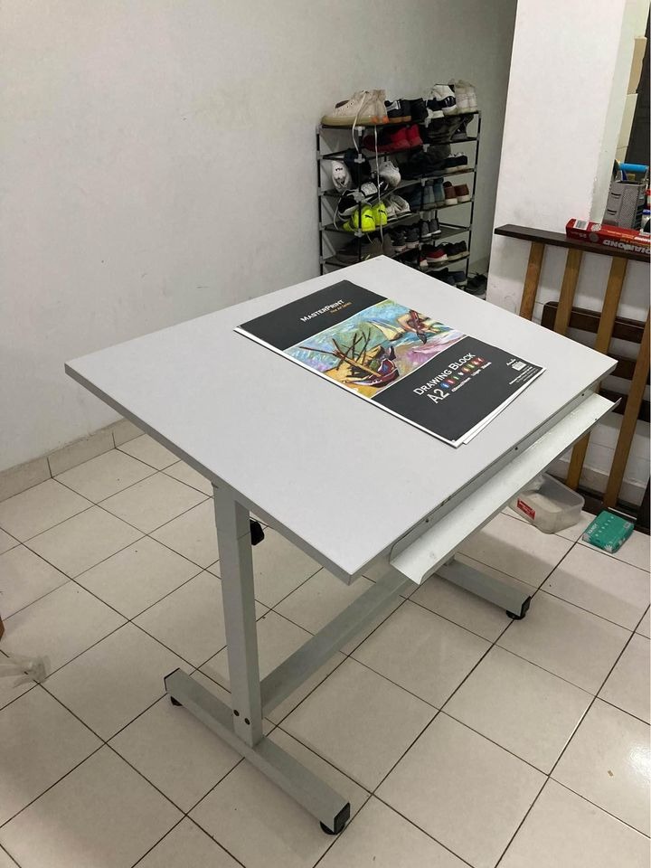 drafting table, Furniture & Home Living, Kitchenware & Tableware, Table