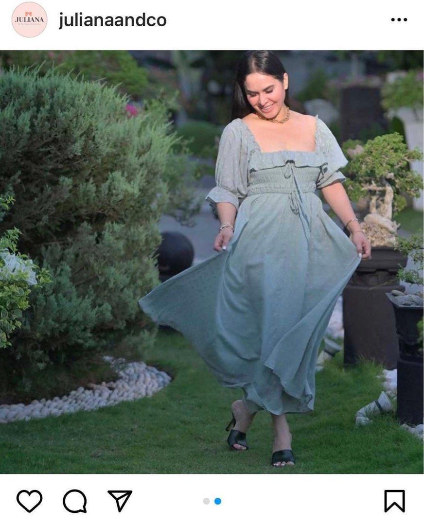 Dress (Category: Dresses) located in Iloilo. Submitted by krissy10 (Listing ID 1269321821, Image 3). Description: ⭐️Please read before buying ⭐️ 💖Brand/Size: Julianaandco /L 36” 💟 Pre loved , Very Good condition bought online @P1490. Pls manage your expectations. May show signs of usage. Used twice at home during pandemic ❣️No return/refund 💖Color may vary due to lighting 🛍️RFS: Decluterring 💛No issue 💌Pls contact seller for faster transact