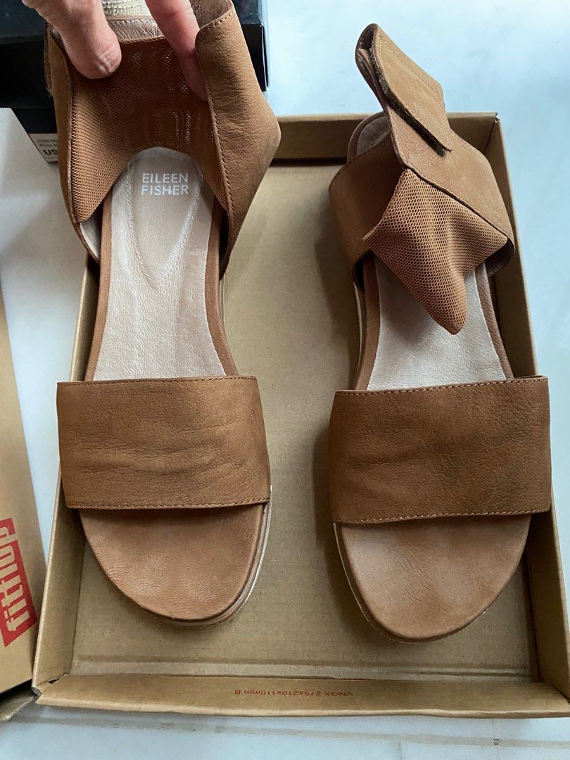 Eileen fisher flat sandals sales