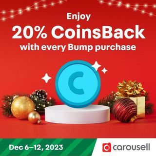 Enjoy 20% CoinsBack with every Bump purchase