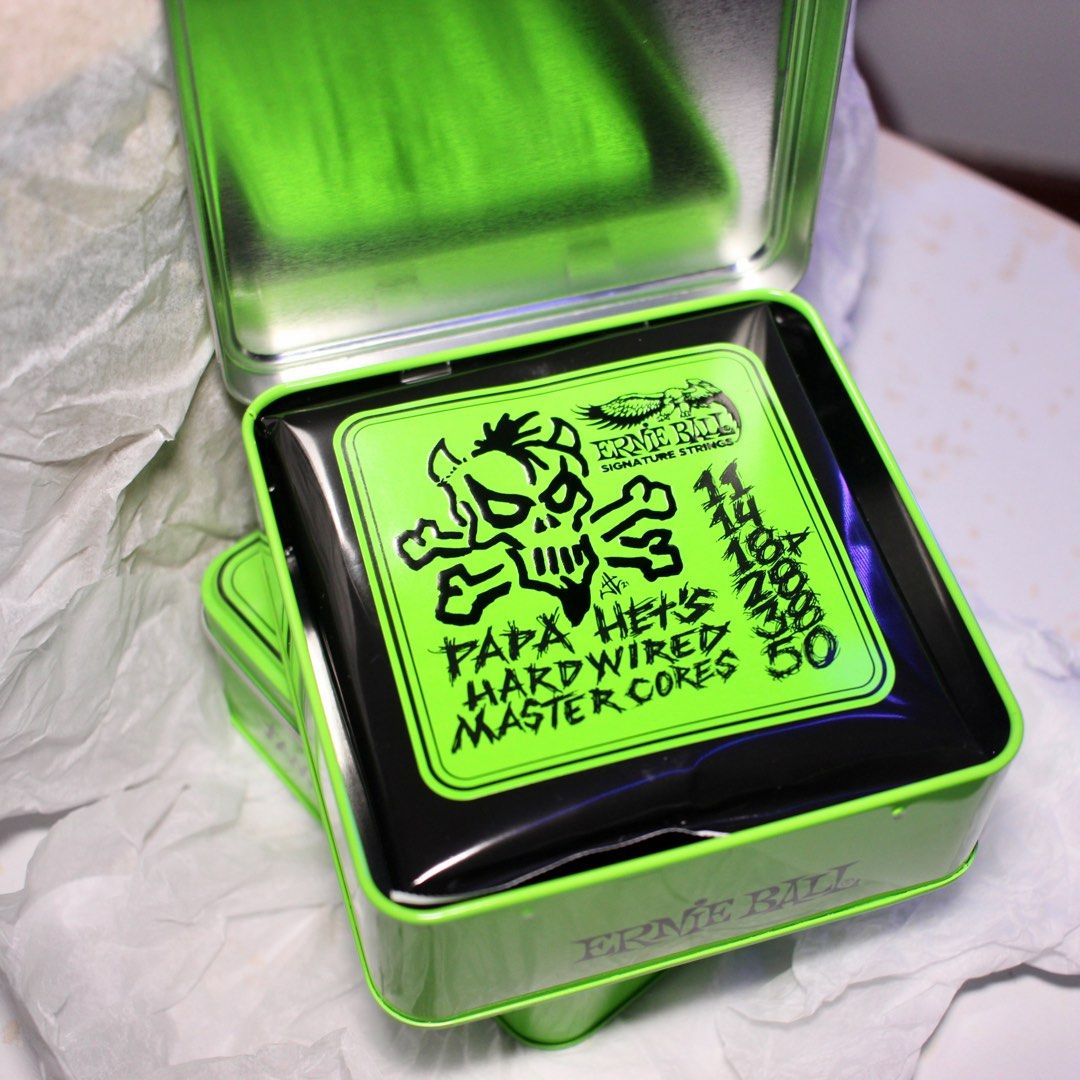 Ernie Ball James Hetfield Signature Strings Limited Edition Tin Box