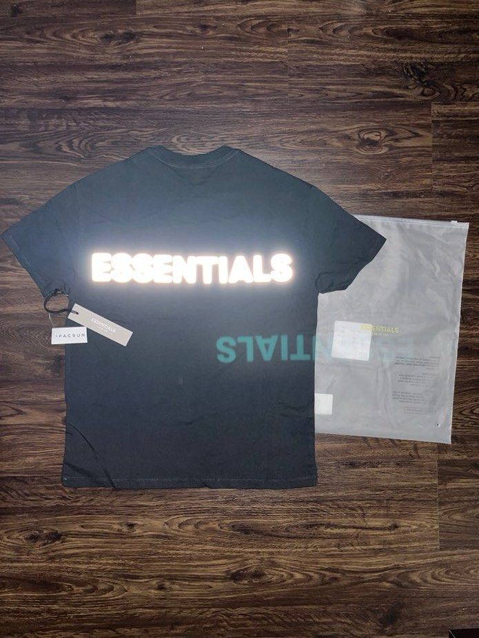 XXS Fear Of God Essentials SS19 3M reflective tee Men s Fashion