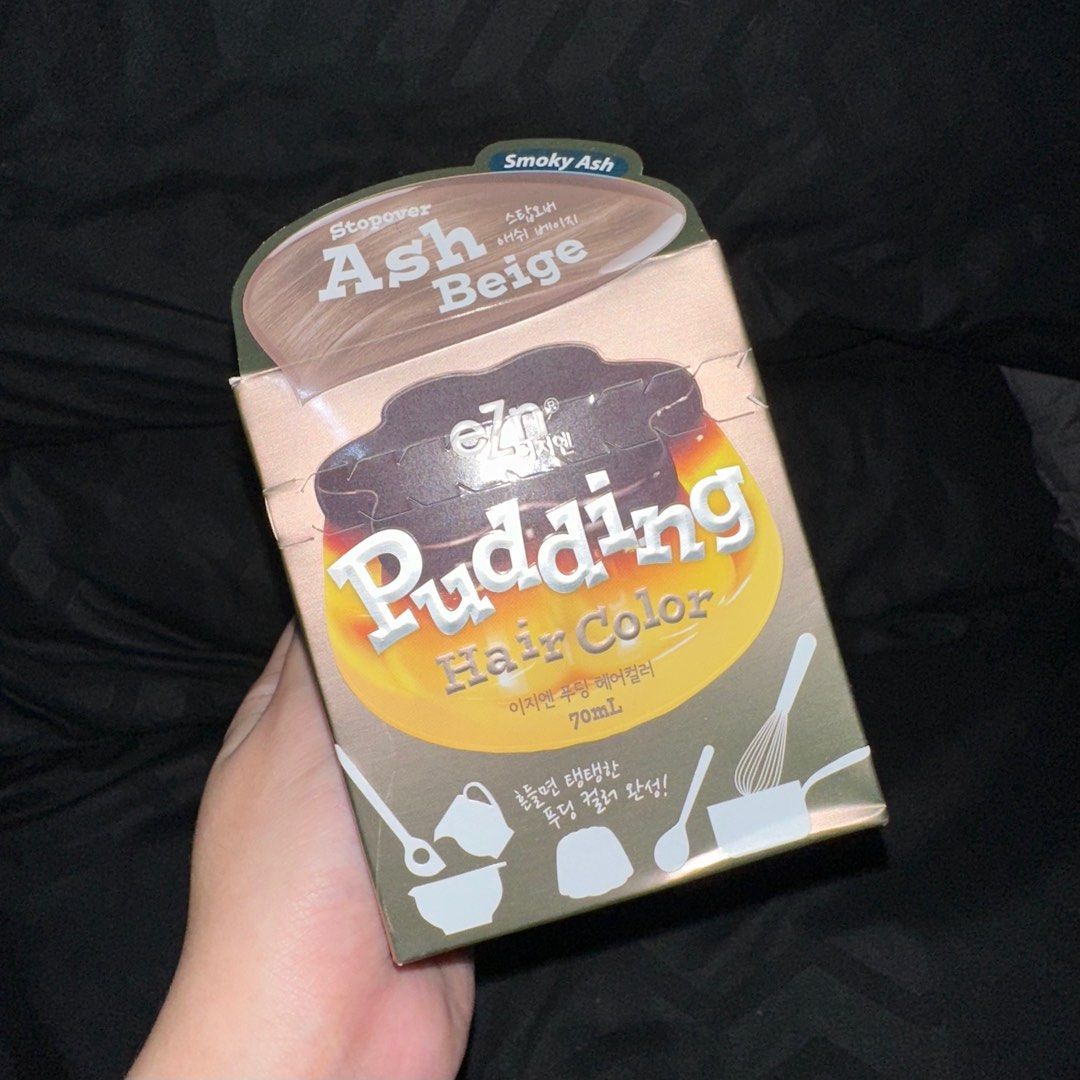 EZN Pudding Hair Color Stopover Ash Beige, Beauty & Personal Care, Hair