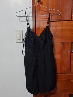 F21 Black Romper