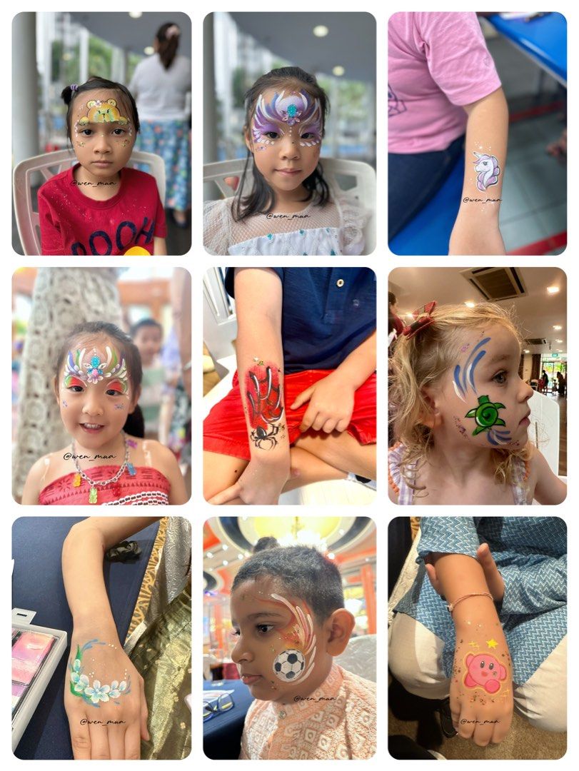 Faye Graham. Face Painting and Airbrushed Tattoos