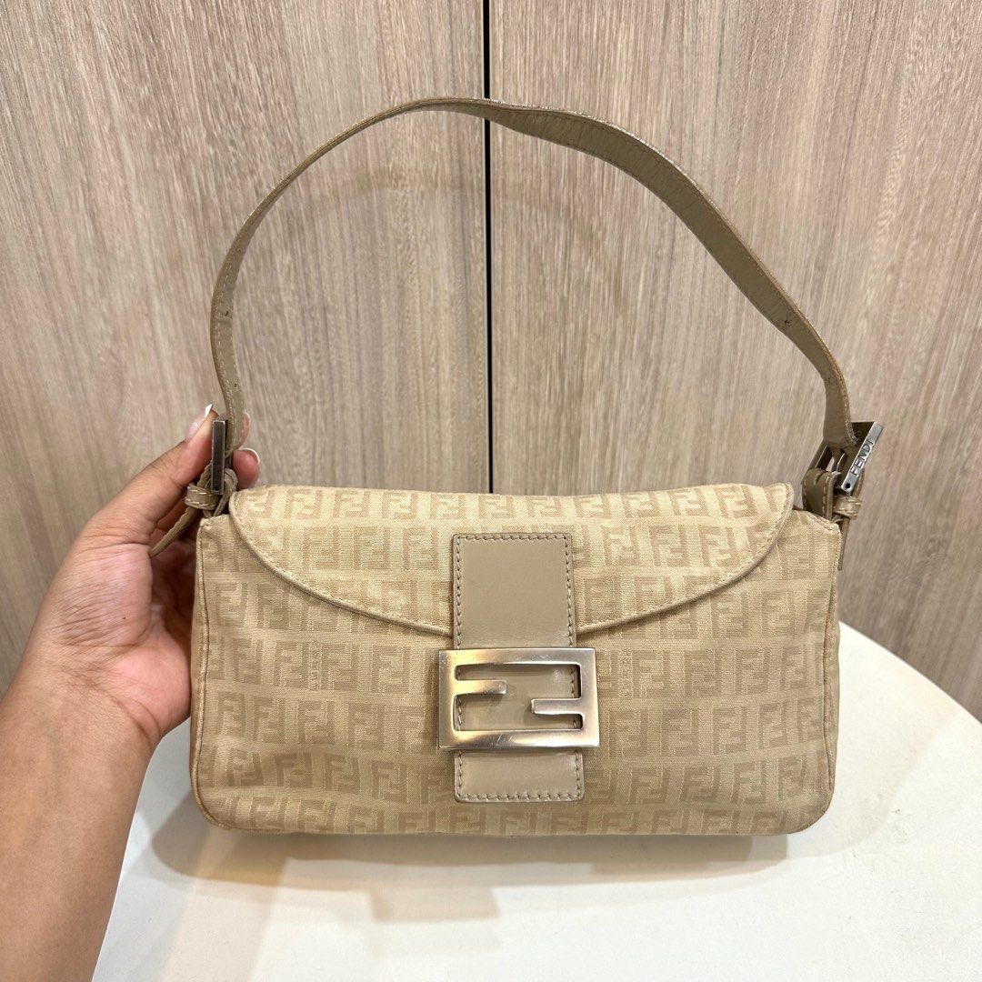 Fendi monogram shop baguette bag