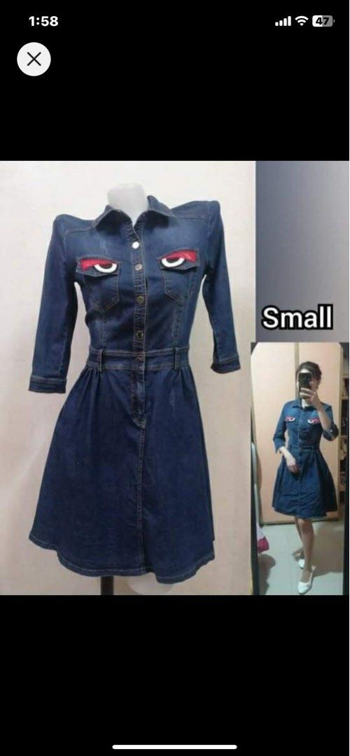 Fbb top denim dress