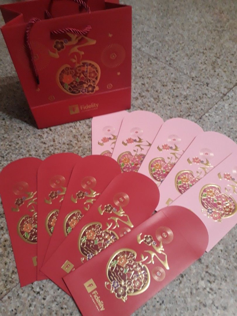 Fidelity International Red packet., Hobbies & Toys, Occasions & Party  Supplies on Carousell
