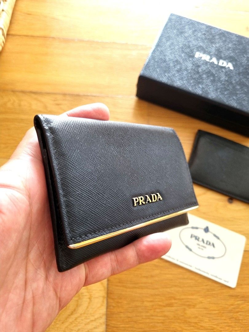 FIRE Sale LNIB Prada Saffiano Wallet Card Holder Luxury Bags Wallets on Carousell