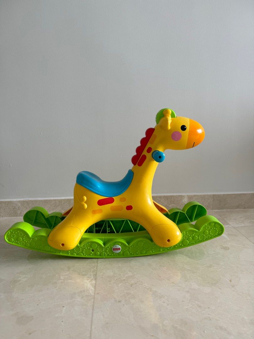Sound and top light rocking horse