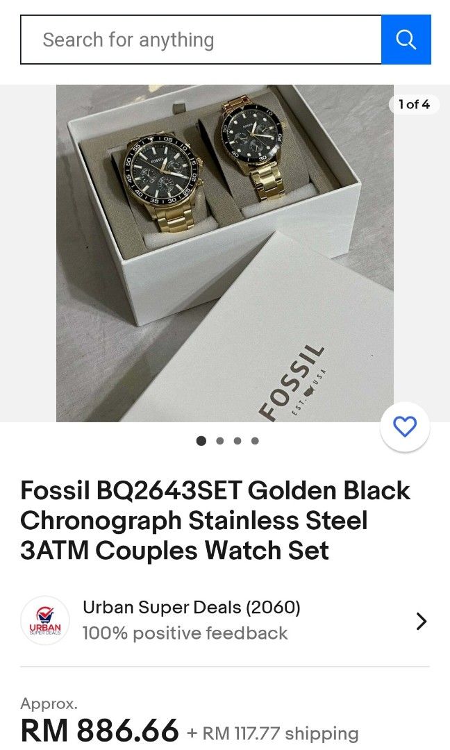 Fossil his and hers 2025