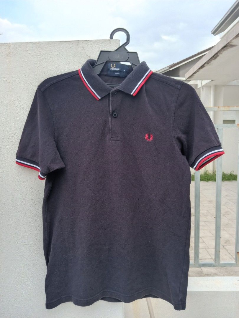 FRED PERRY Fred Perry Polo Shirt Rare Vintage Nirvana Stussy