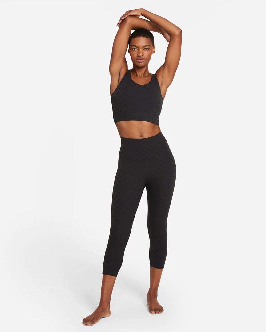 FULL SET Nike Yoga Luxe Jacquard Tank and Leggings, Women's Fashion,  Activewear on Carousell