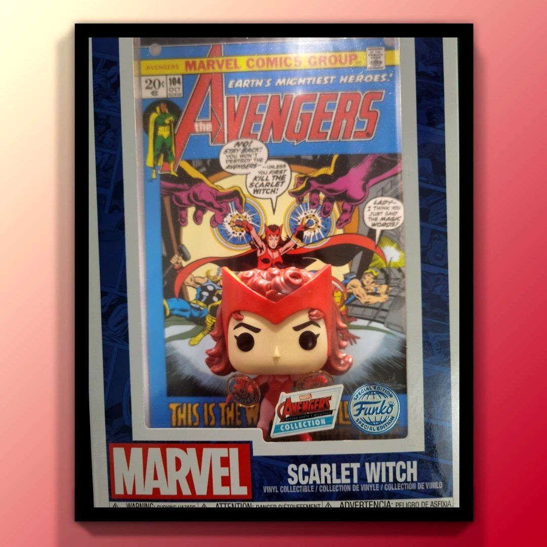 Funko Pop! Comic Cover: Marvel Avengers 104 - Scarlet Witch Vinyl