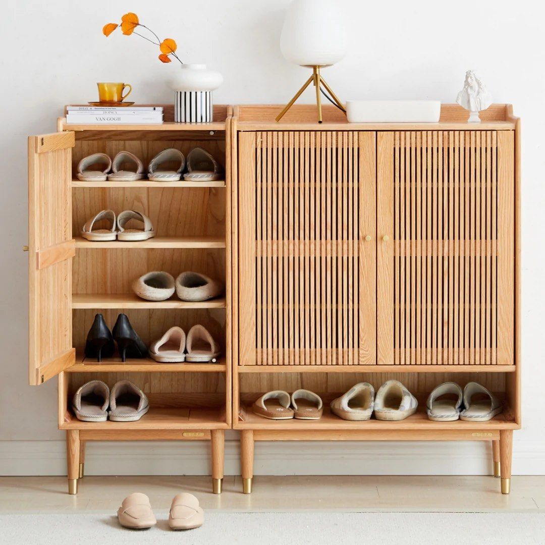 GAMORA Solid Wood Shoe Cabinet Furniture Home Living Furniture