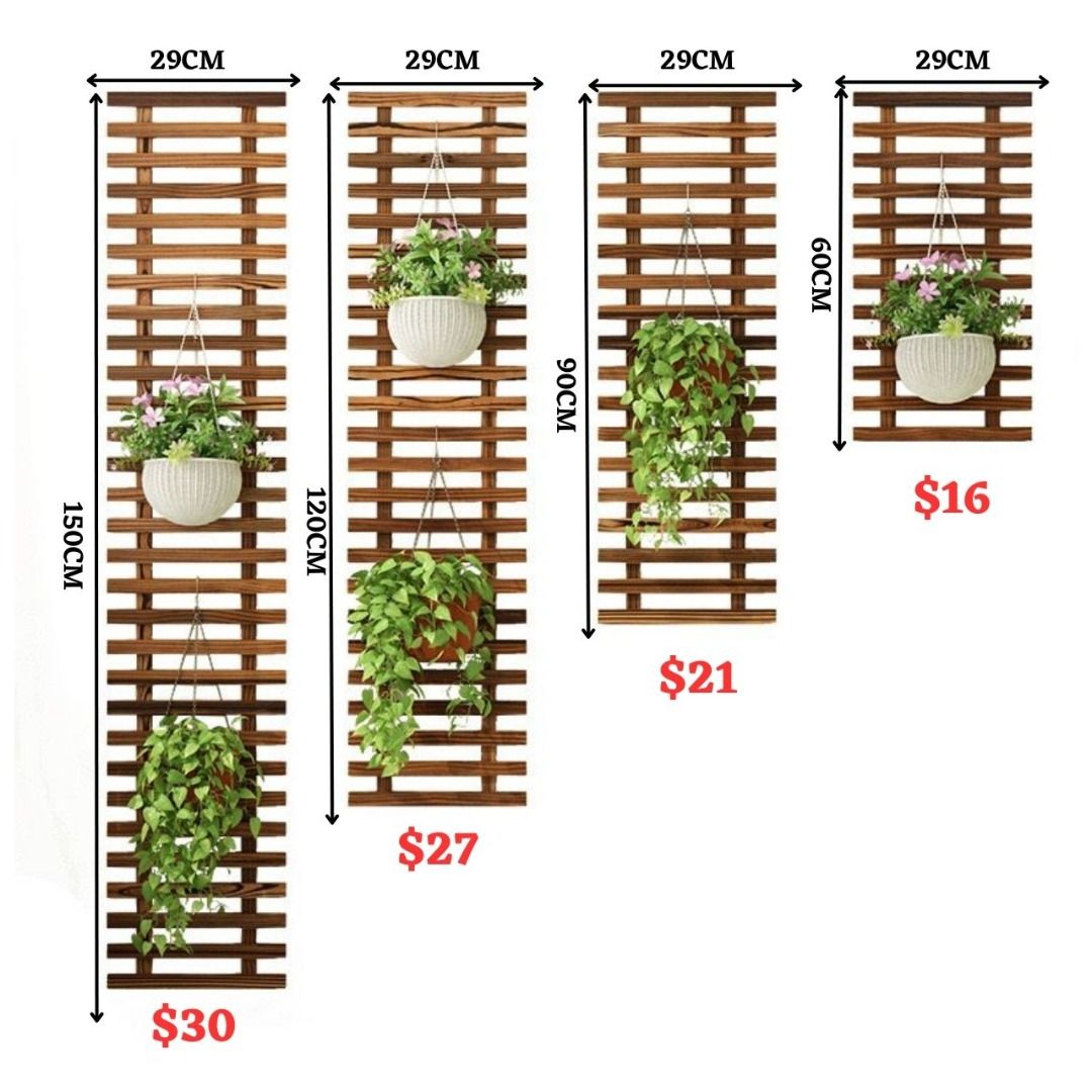 Gardening Plant Rack Shelf Table Multi-Tier Indoor Outdoor Bamboo ...