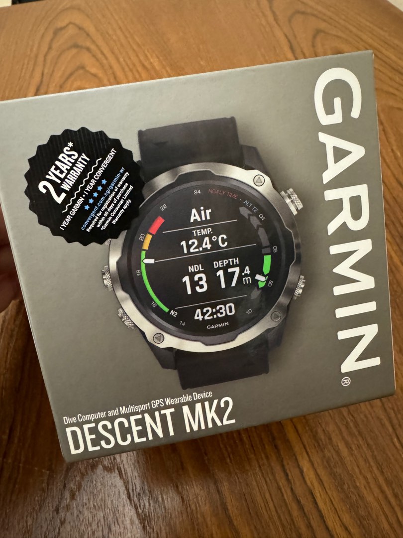 Garmin descent MK2 Brand new dive computer GPS smart watch, Mobile