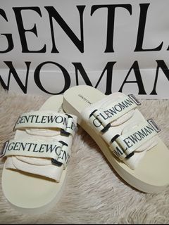 Gentewoman strappy detail slippers