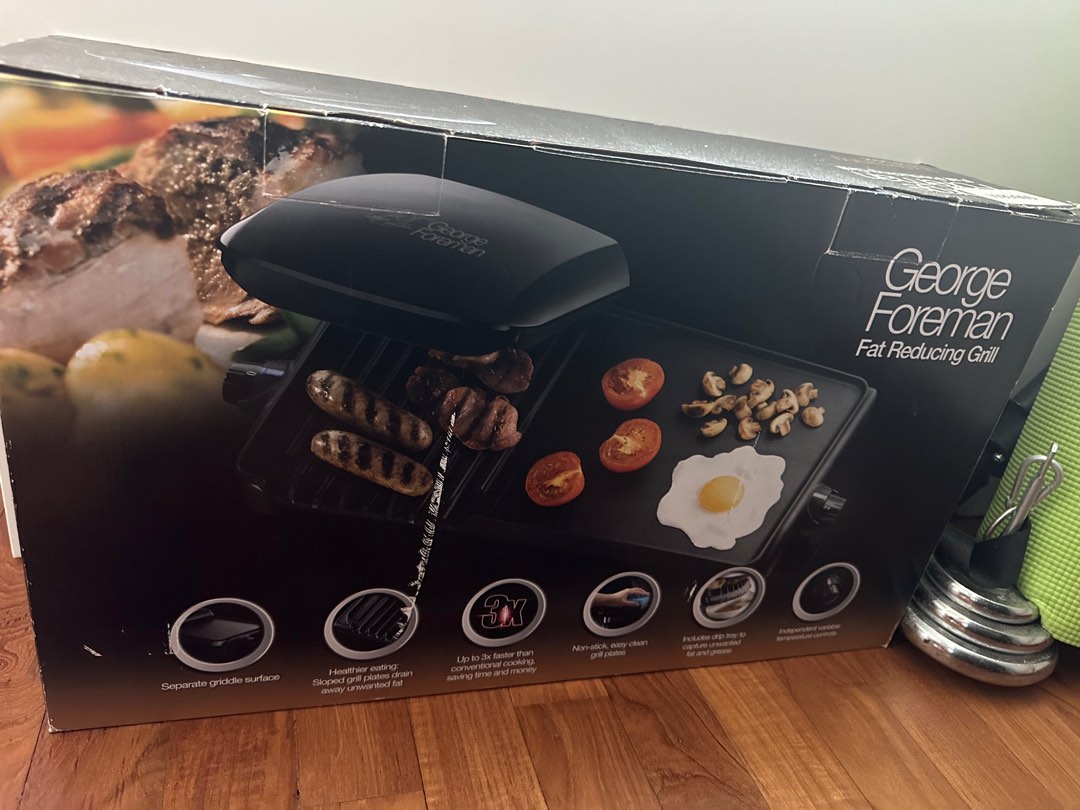George Foreman 10 portion Grill and Griddle TV Home Appliances