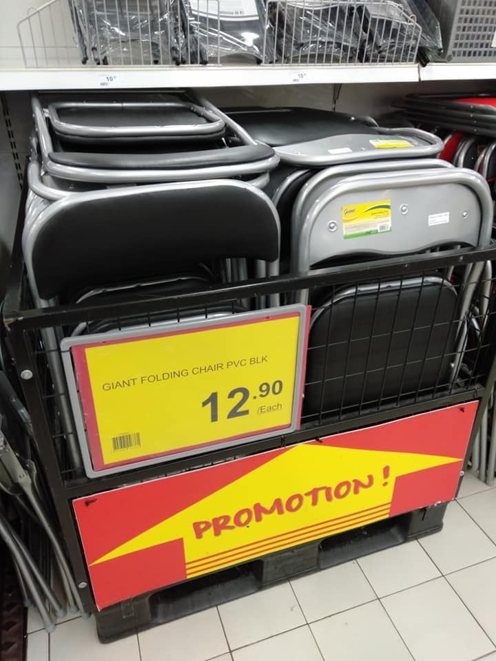 Giant fold up deals chair