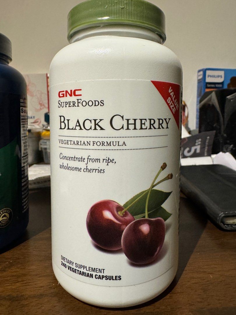 GNC Black Cherry (240 Capsules) (Value Size), Health & Nutrition