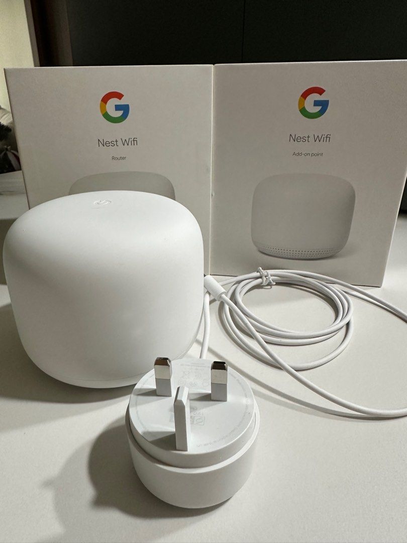 Google Nest Router and AddOn Point, Computers & Tech, Parts