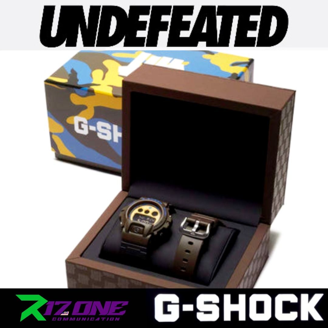 G SHOCK DW 6900UDCR23 5CR UNDEFEATED ORIGINAL U.S.A. SET JAM TANGAN COLLAB LIMITED EDITION NEW IN BOX COMPLETE 2 BANDS