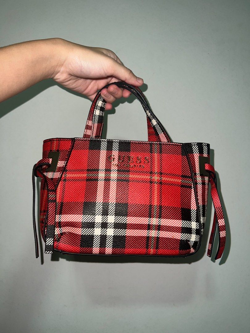 GUESS Checkered Crossbody Bag