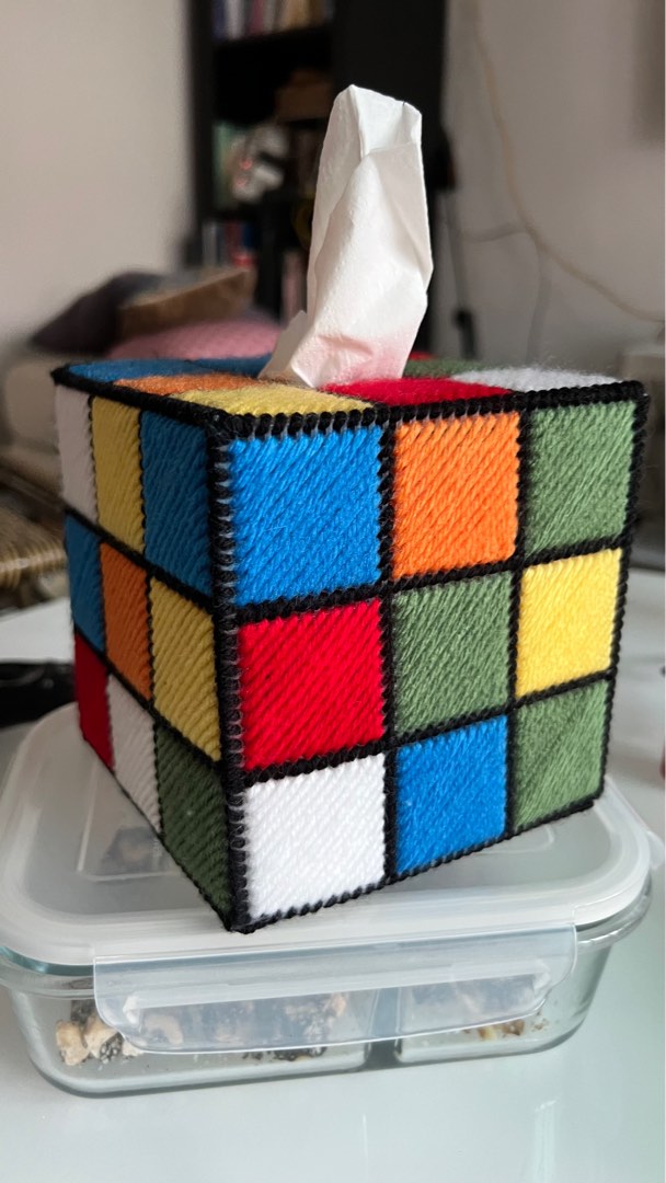 Handmade tissue box holder 2025