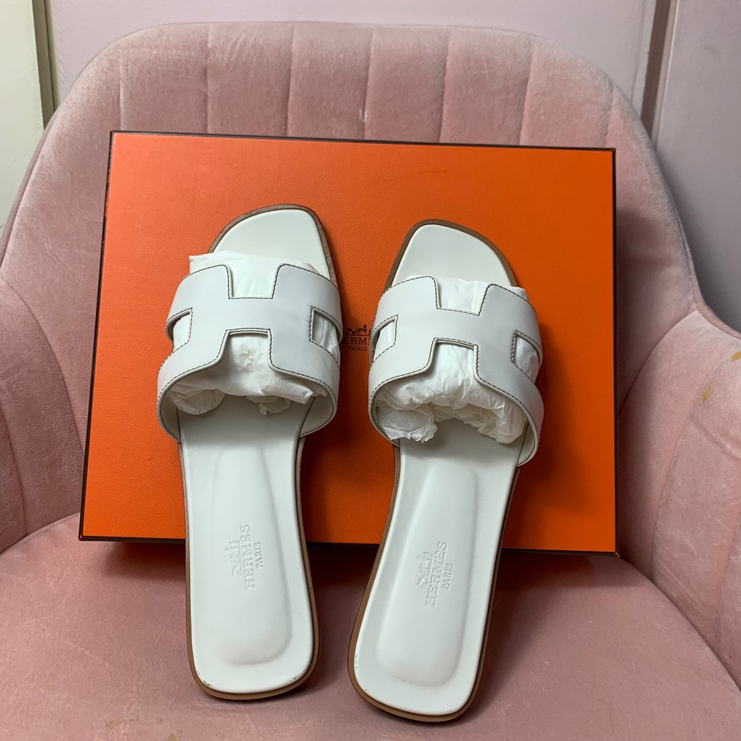 Authentic Hermes Oran size 38.5, Luxury, Sneakers & Footwear on Carousell