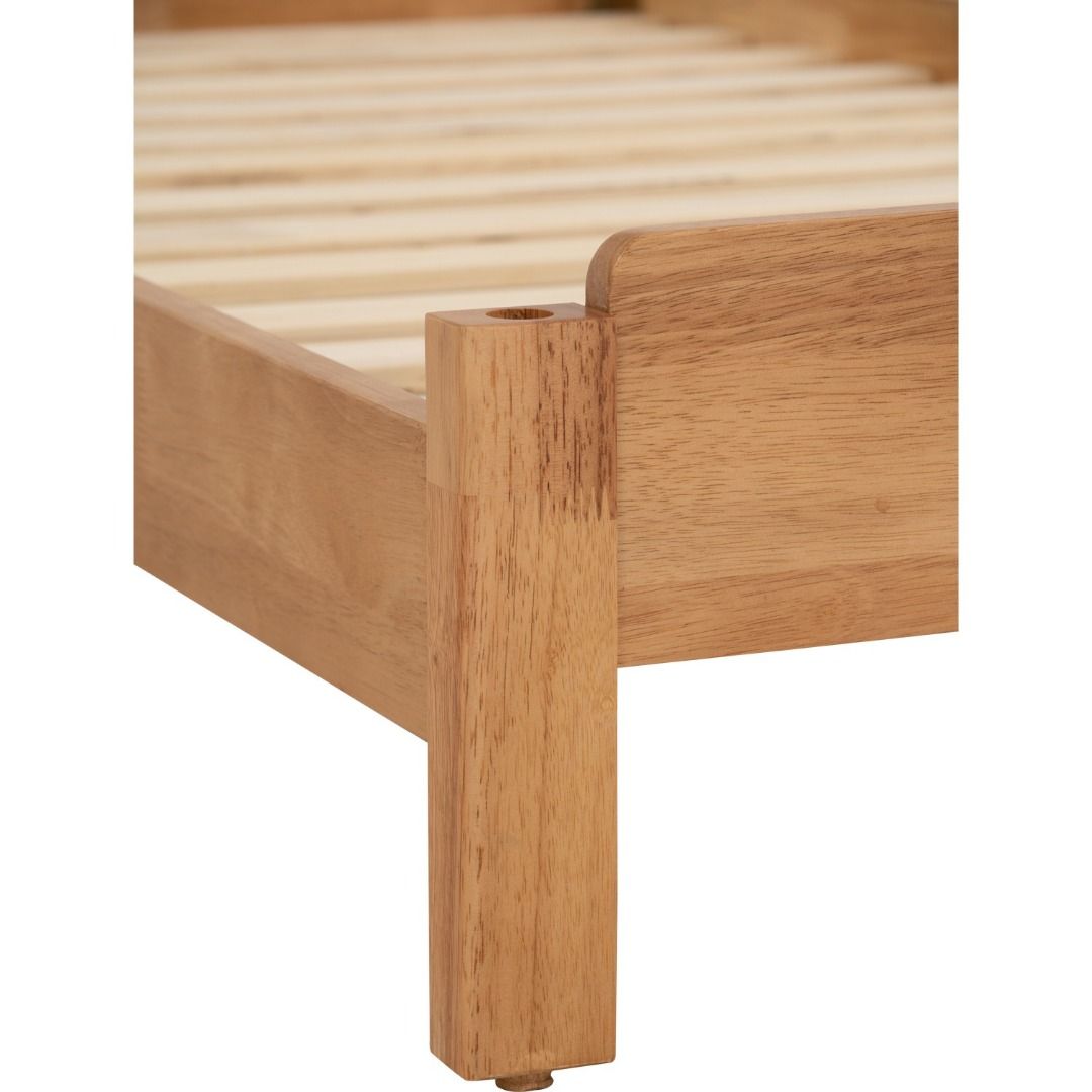 HILO Single Bed Frame (Solid Oak) Free delivery, Furniture & Home