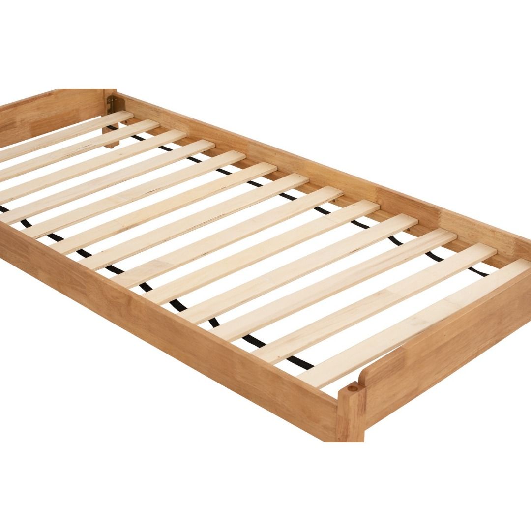 HILO Single Bed Frame (Solid Oak) Free delivery, Furniture & Home