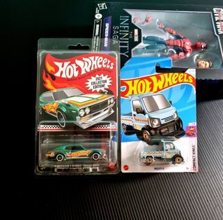 Hot Wheels Nissan Laurel 2000 SGX Collector Edition With Protector, Mighty K Hotwheels Die-Cast