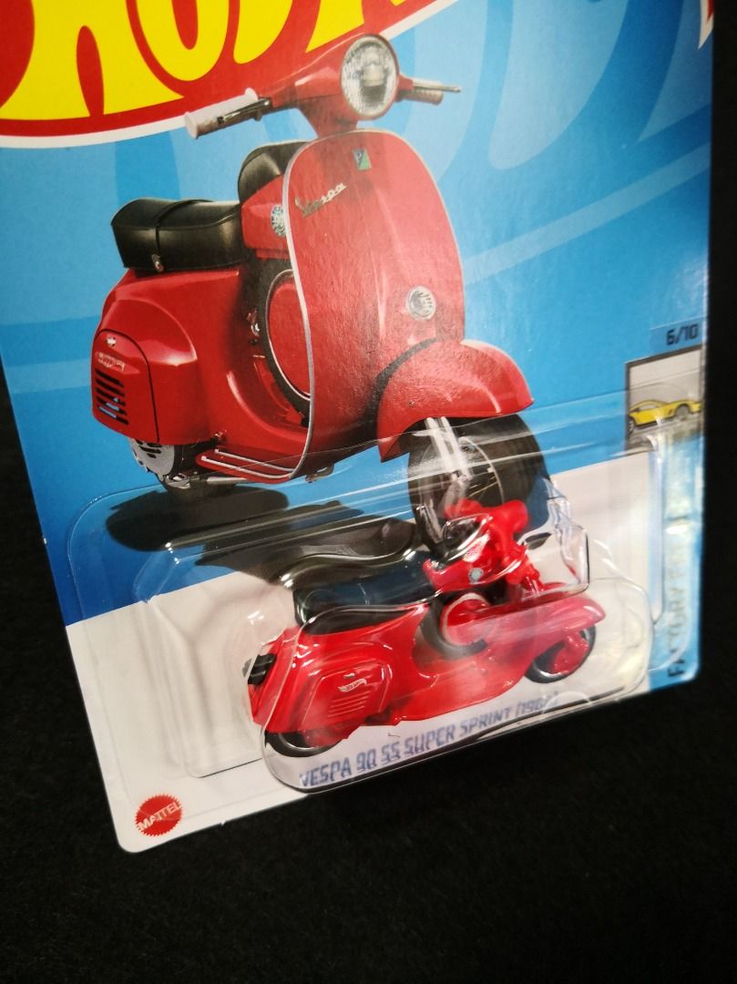 Hot Wheels Vespa 90 SS Super Sprint 1966 Red First Edition, Hobbies