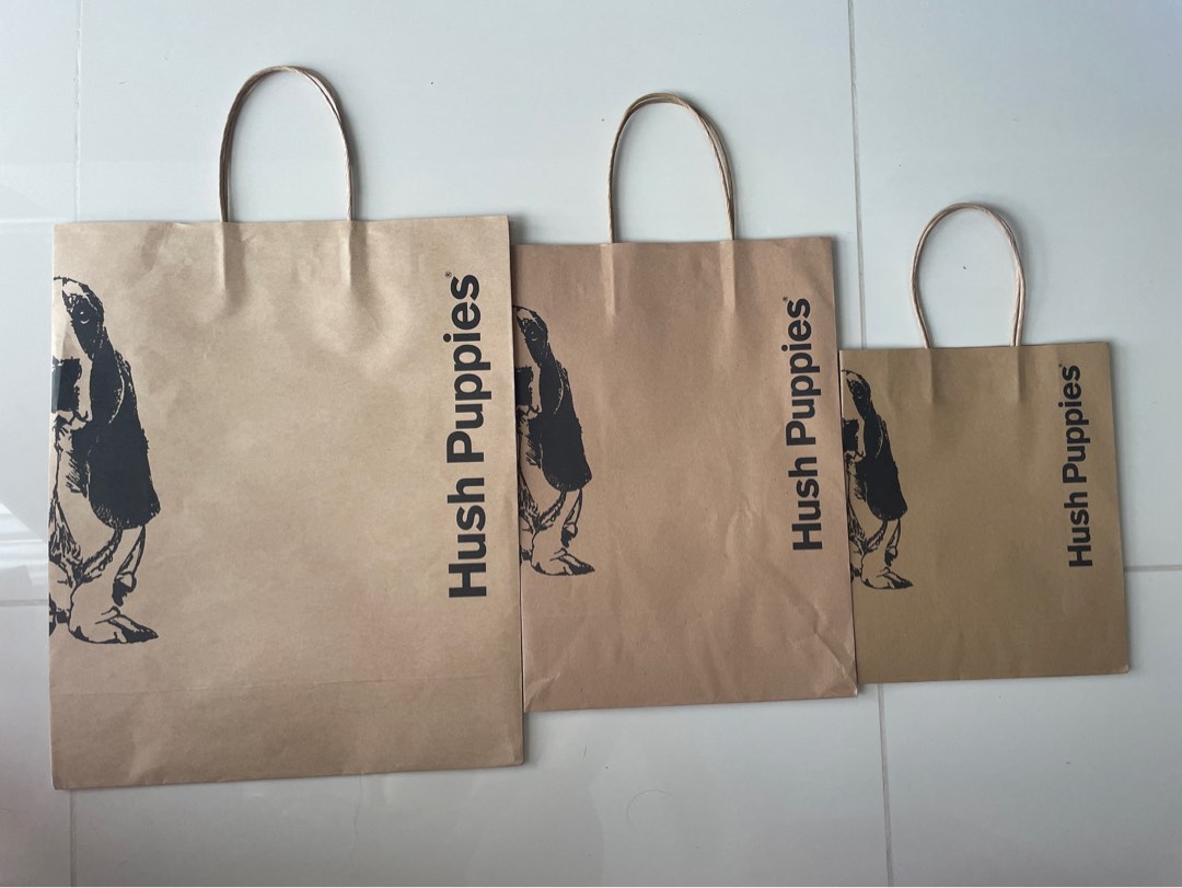 Hush Puppies Paper Bag S M or L size