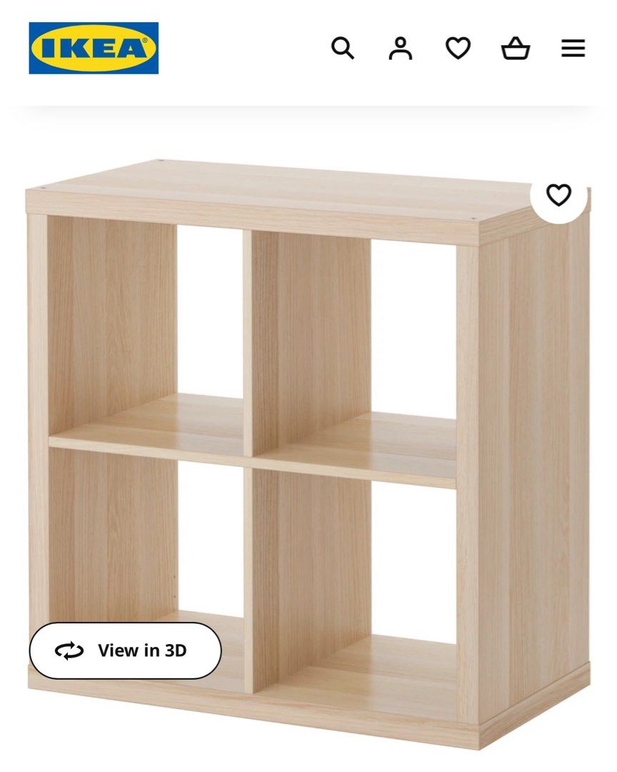 IKEA Kallax Shelf 77cm x 77cm (Brompton display rack), Furniture & Home