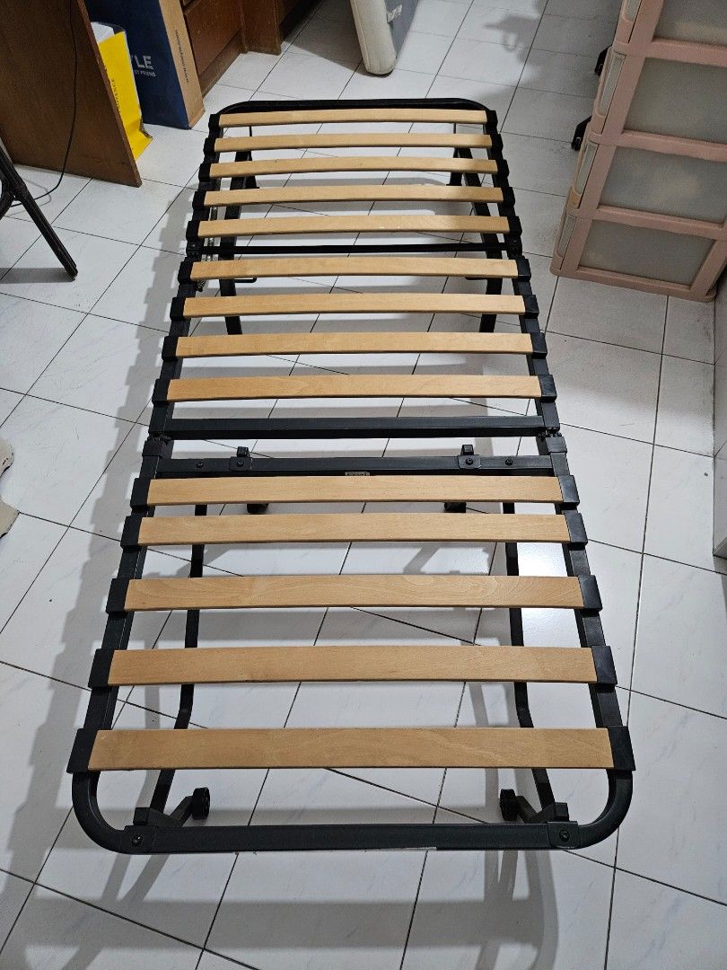 IKEA LYCKSELE chair bed frame with mattress, Furniture & Home Living