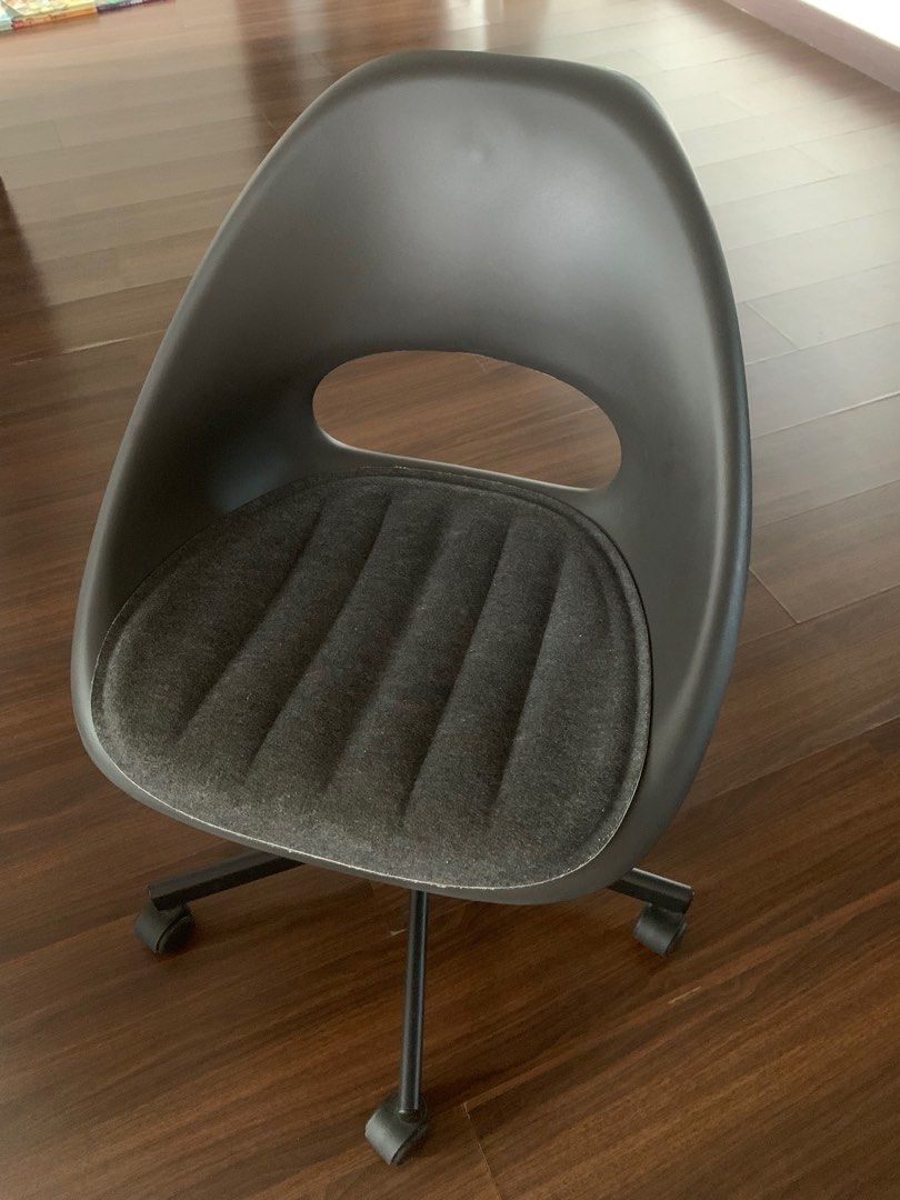 IKEA Swivel Chair + Pad, Furniture & Home Living, Furniture, Chairs on