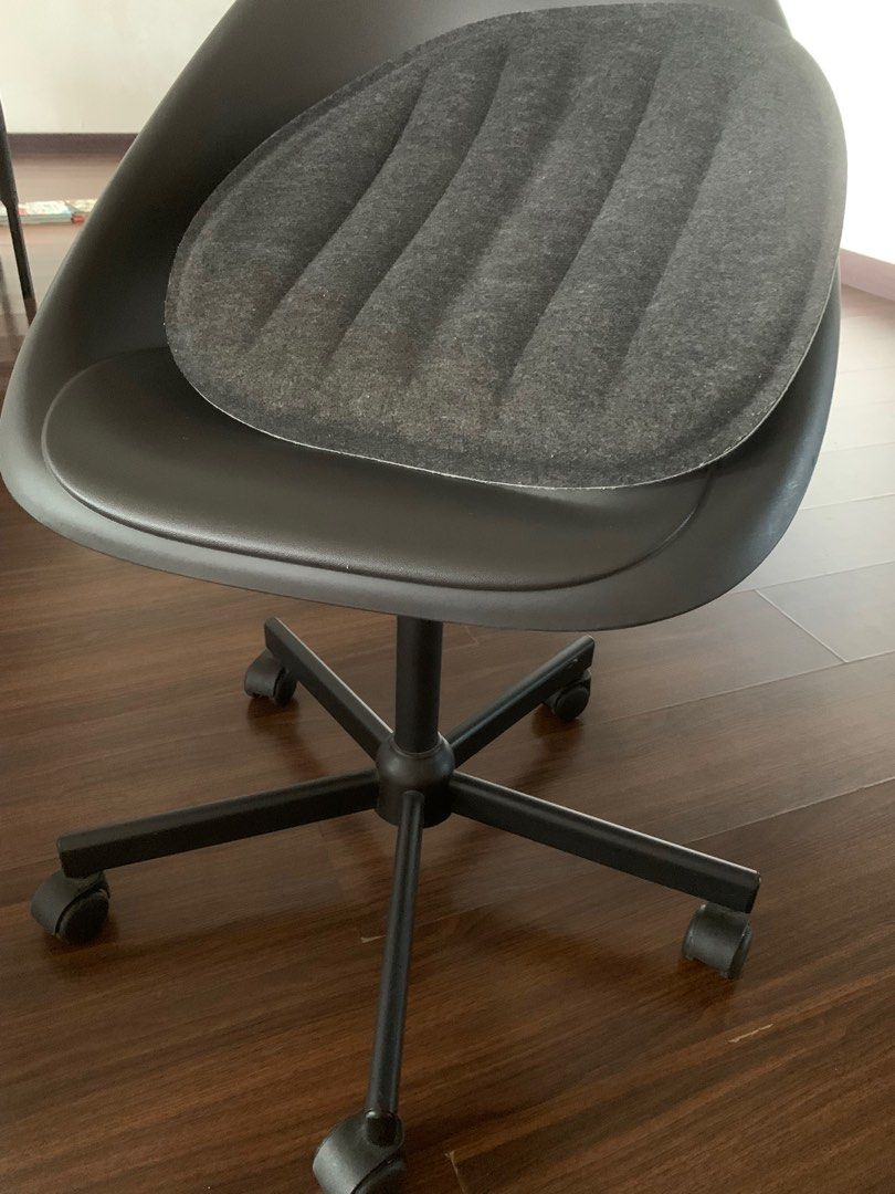 IKEA Swivel Chair + Pad, Furniture & Home Living, Furniture, Chairs on