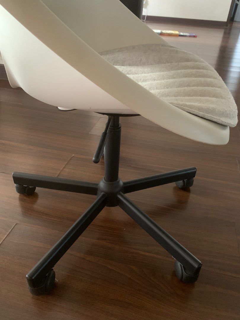 IKEA Swivel Chair + Pad, Furniture & Home Living, Furniture, Chairs on