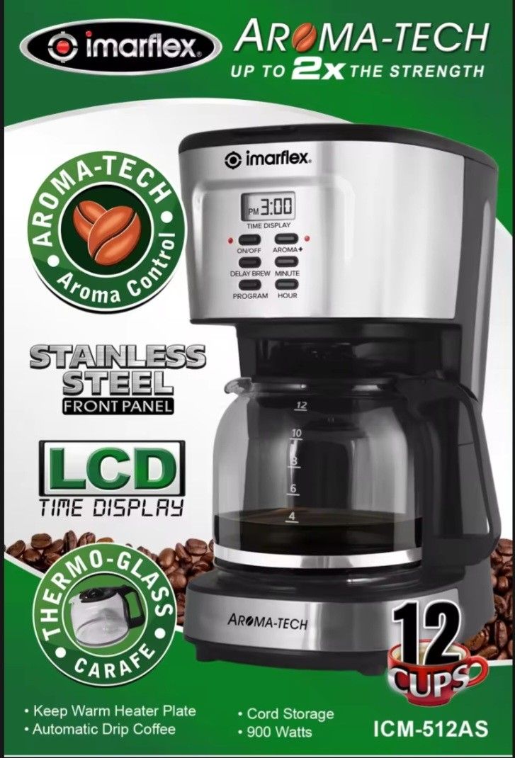 Imarflex coffee maker, TV & Home Appliances, Kitchen Appliances, Coffee