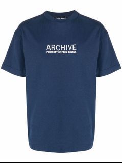 (INSTOCK) PALM ANGELS ARCHIVE BLUE TEE