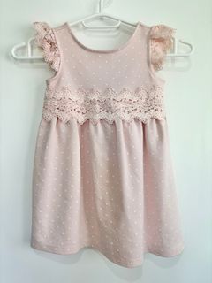 Isaac Mizrahi NY light peach dress