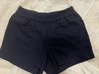 J crew navy blue linen shorts