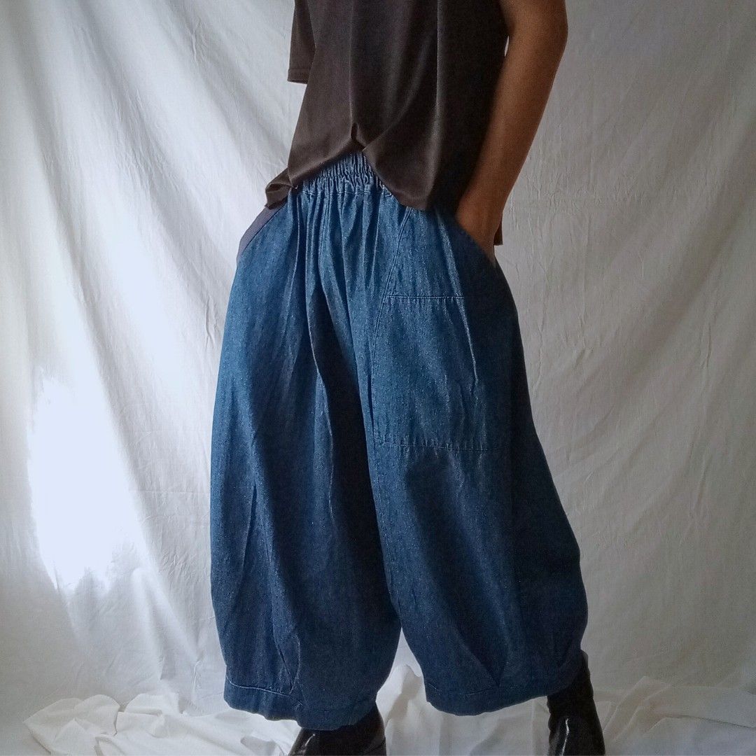 Harajuku Moth Graphic Oversized Balloon Pants