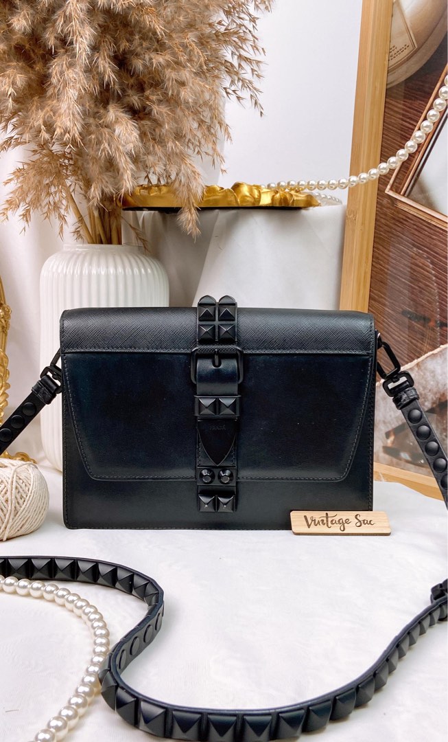 Prada elektra sales calf leather bag