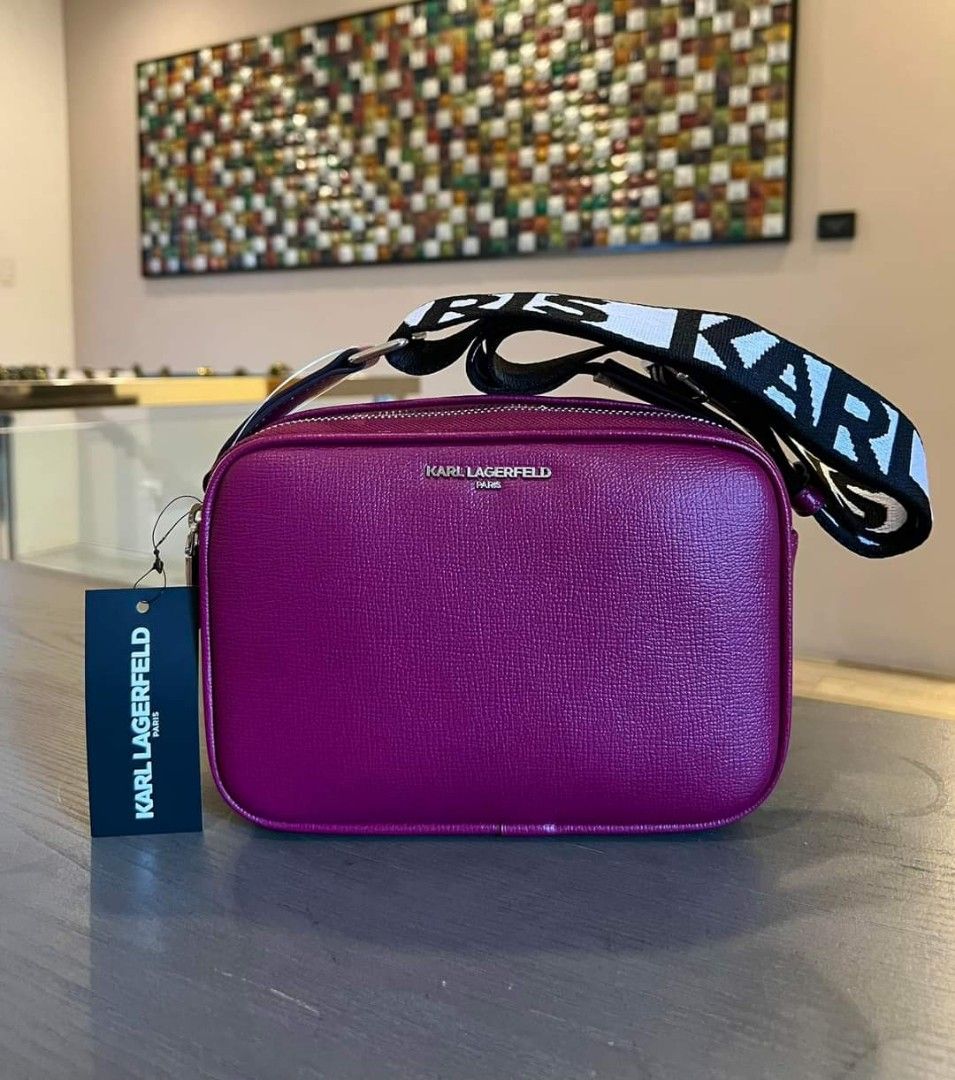 KARL LAGERFELD PARIS Camera Bag, Women's Fashion, Bags & Wallets, Cross